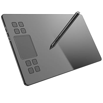 【中古】A50 描画タブレット バッテリーフリー スタイラスペン グラフィックペンタブレット デジタルタブレット 描画パネル 超薄型 8192 圧力感度 スマー