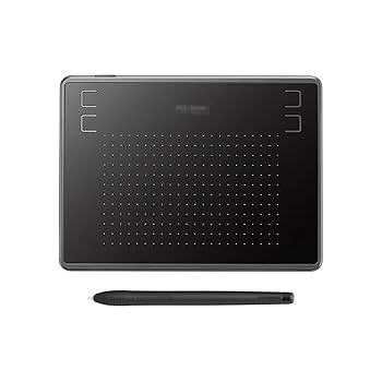 【中古】【未使用】グラフィックタブレット 4096レベルのグラフィックスタブレット圧力感度5080LPIペン解像度233ppsレポートレート 初心者向けグラフィックスタブレ