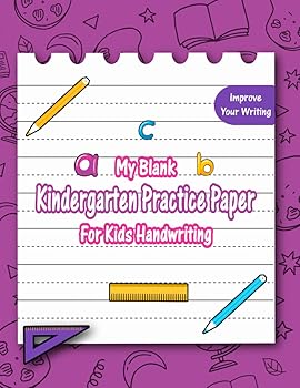 楽天AJIMURA-SHOP【中古】【未使用】My Blank Kindergarten Practice Paper For Kids Handwriting: Essential Handwriting Paper With Dotted Lines