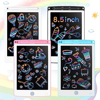 【中古】Zonon 4個 LCDライティングタブレット 子供用 8.5インチ 落書きボード お絵かきタブレット 幼児 おもちゃ ギフト LCDライティングボード 電子消