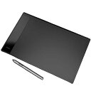 【中古】デジタルペンタブレット、10 * 6インチの大型パネルコンピューターグラフィックタブレット、8192レベルのバッテリー不要のスタイラス、4つのジェ
