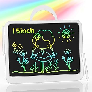 【中古】CARRVAS LCDライティングタブレット 子供用 15インチ 落書きボード & お絵かきパッド 電子落書..