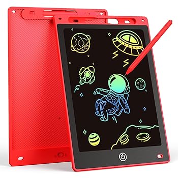 【中古】【未使用】カラフル 10インチ LCD ライティングタブレット 消せる 再利用可能 電子描画パッド 知育 誕生日プレゼント 3 4 5 6 7 8歳 子供 女の子 男の子 (の商品画像