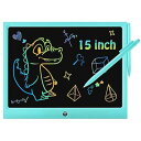 【中古】LCDライティングタブレット 子供のおもちゃ - 15インチ 幼児のおもちゃ 学習用お絵かきパッド おもちゃ 3 4 5 6 7 8歳 男の子 女の子 誕生日 ク