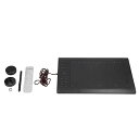 【中古】グラフィック描画タブレット、10x6インチ12物理ショートカットキー8192レベルUSBインターフェイスグラフィックタブレット、ペイント、デザイン、