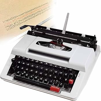 【中古】手動タイプライター伝統的なレトロスタイル、伝統的なタイプライタークラシックワードプロセッサ、どこでも小説を書くのに最適、ジャングルの冒