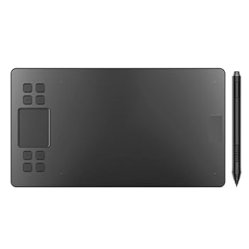 【中古】8192 レベルの 10x6 インチ グラフィック描画タブレット デジタル タブレット用のバッテリー不要のパッシブ ペン圧力感度