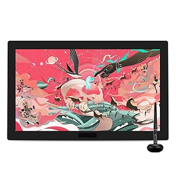 【中古】4K UHD グラフィック タブレット モニター 23.8 インチ 140% SRGB 8192 レベル バッテリーフリー ディスプレイ ドローイング モニター