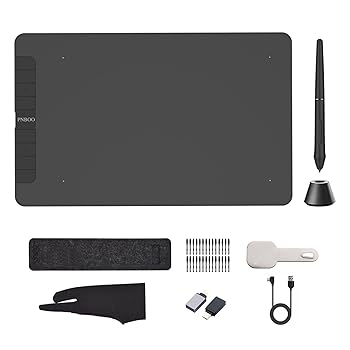 【中古】HXBEE グラフィックタブレット、PN1060 グラフィック描画タブレット 10 x 6 インチ アクティブエリア 8192 レベル 圧力傾斜機能 アート アニメー