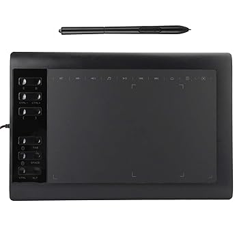 【中古】【未使用】グラフィック描画タブレット、描画タブレット 10インチ8用用