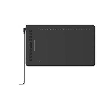 【中古】デジタル タブレット グラフィックス ドローイング タブレット バッテリー不要のペン スタイラス チルト機能付き