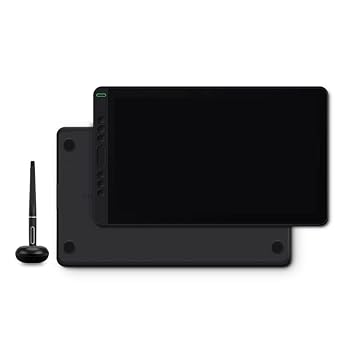 【中古】グラフィック タブレット モニター 120%sRGB 電池不要のペン ディスプレイ ドローイング モニター 8192 レベル ペン エクスプレス キー付き 色域