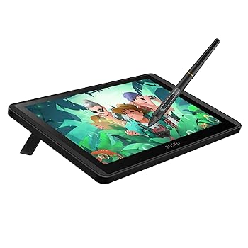 【中古】Karlak computer graphics tablet, 12HD-AH-IPSLCDグラフィックス描画タブレットモニター11.6インチサイズ1366x768ディスプレイ8192傾斜機能を備