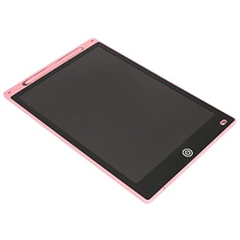 【中古】お絵かきパッド プレゼント LCDライティングタブレット LCDグラフィックボード 消去ボタン 大画面 絵画 学習 メモ (ピンク)