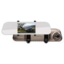 【中古】【未使用】1080Pミラードライブレコーダー、5インチIPS画面、車用フロントおよびリアデュアルレンズ、WDR、ナイトビジョン、ループ録画、モーション検知、G(2)