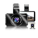 【中古】【未使用】ドライブレコーダー ダッシュカム フロントとリアのデュアルレンズ 4K&1296P 録画車カメラ DVR 内蔵 WiFi G センサー ナイトビジョン ループレコ(2)