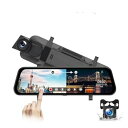 【中古】【未使用】ドライブレコーダー 車ミラーバックミラーダッシュカム車ミラーブラックボックスデュアルレンズ 1080P 車 Dvr ビデオレコーダー車 Dvr...