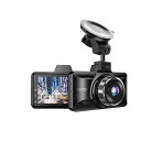 【中古】【未使用】前後カメラ 1080P ダッシュカム 3 インチ IPS LED スクリーンナイトビジョンループ録画 G センサーオーディオ録音車ドライブレコーダー ドライブ(2)