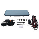 【中古】【未使用】Pasotim 10 インチ 1080P 車載 Dvr ミラー ダッシュカム デュアルレンズ ダッシュカム フル HD ドライブ レコーダー