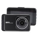 【中古】ダッシュカム、3インチLCDスクリーンHD 1080Pナイトビジョン車ドライブレコーダーダッシュボードカメラ、動体検知Gセンサーループ録画車DVR(2)