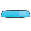 【中古】【未使用】ドライブレコーダー ミラー型 1080P 120 度広角カメラ 常時録画 超鮮明夜間撮影 ドラレコ 前後カメラ 駐車アシスト 操作簡単