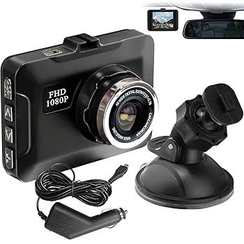 【中古】【未使用】Hgbgfh ダッシュ カム フロント 1080p Fhd - 車のフロント ドライブ レコーダー,ループ録音吸盤カーデータレコーダー、Gセン...