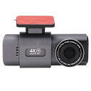 【中古】【未使用】ドライブレコーダー 車載ドライブレコーダー 4Kフロント1080Pリアデュアルレンズ 広角 ナイトビジョン ループ録画 重力センサー 24時間駐車可能