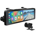 【中古】【未使用】LFPWER ドライブレコーダー ルームミラー型 11.26インチ液晶 前後録画 前方4K 後方1080P バックギア連動/ループ録画/Gセンサ C1P1126-LP