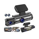 【中古】ダッシュカム 3.16 インチデュアルレンズドライブレコーダーフロントインサイドカメラ G センサーナイトビジョン広角車 Dvr