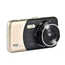 【中古】【未使用】1個 ドライブレコーダー 前後1080PフルHD 170°超広角 防犯カメラ 動体検知 駐車監視 衝撃録画 操作簡単