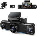【中古】4カメラ ドライブレコーダー 360度 WiFi搭載 ドラレコ前後カメラ SD付