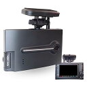 【中古】KEIYO【ドライブレコーダーフロント+車内カメラ付き】fullHD GPS内蔵 3.5インチタッチパネル AN-R078【公式ショップ】