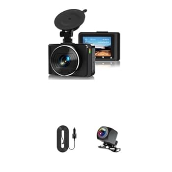 【中古】【未使用】parwrhr(やな) 4K ダッシュカム デュアルレンズ ドライブレコーダー 車 DVR 1080P リアレンズカメラ 駐車監視 ブラックボ...