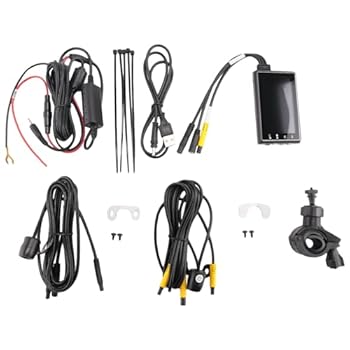 【中古】【未使用】Aamuum SE600 バイク用ドライブレコーダー ライディングレコーダー 前後デュアル録画 バイク用品