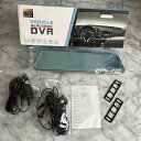 【中古】【未使用】ドライブレコーダー ドラレコ ミラー型 タッチパネル 前後カメラ ドラレコ