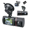 【中古】LAMONKE ドライブレコーダー 車載カメラ 前後カメラフルHD