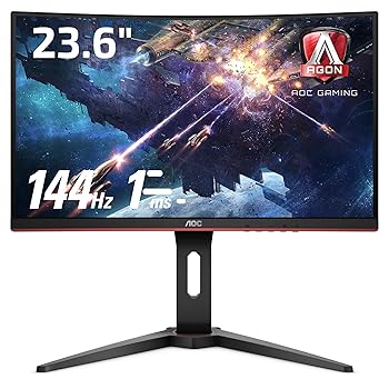 【中古】AOC ゲーミング モニター C24G1/11 (23.6インチ/144Hz/1ms/VA 曲面パネル/HDMI×2 DP×1) 【中古】AOC ゲーミング モニター C24G1/11 (23.6インチ/144Hz/1ms/VA 曲面パネル/HDMI×2 DP×1)