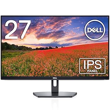 【中古】Dell モニター 27インチ SE2719H(3年間交換保証/広視野角/フレームレス/フルHD/IPS非光沢/ブルーライト軽減/フリッカーフリー/HDMI,D-Sub15ピン)
