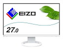【中古】EIZO 27.0型フレームレスモニターFlexScan EV2760-WT(2560×1440/アンチグレアIPS/疲れ目軽減/ホワイト/5 The warranty is valid only in Japan)