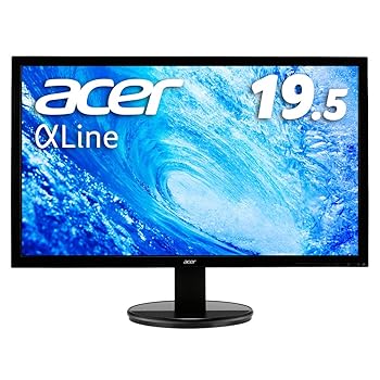 【中古】Acer モニター AlphaLine K202HQLAbi 19.5インチ TN 非光沢 HD 5ms HDMI D-Sub VESAマウント対応 フリッカーレス ブルーライト軽減