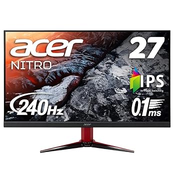 【中古】Acer ゲーミングディスプレイ VG272Xbmiipx 27型ワイド IPS 非光沢 フルHD 0.1ms(GTG) 240Hz HDMI DisplayHDR 400 G-SYNC Compatible フリッカー 【中古】Acer ゲーミングディスプレイ VG272Xbmiipx 27型ワイド IPS 非光沢 フルHD 0.1ms(GTG) 240Hz HDMI DisplayHDR 400 G-SYNC Compatible フリッカー