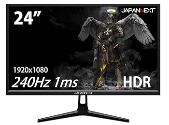 【中古】JN-24GTM240FHDR [240Hz 1ms 24型ワイドFHD HDR対応LED液晶ゲーミングモニター FreeSync]
