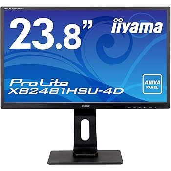【中古】iiyama モニター ディスプレイ 23.8インチ フルHD AMVA 高さ調整 DisplayPort HDMI D-sub 全ケーブル付 3年保証 国内サポート XB2481HSU-B4D 【中古】iiyama モニター ディスプレイ 23.8インチ フルHD AMVA 高さ調整 DisplayPort HDMI D-sub 全ケーブル付 3年保証 国内サポート XB2481HSU-B4D