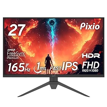 【中古】Pixio PX273 Prime ゲーミングモニター 27インチ FHD IPS 165Hz 1ms 【中古】Pixio PX273 Prime ゲーミングモニター 27インチ FHD IPS 165Hz 1ms