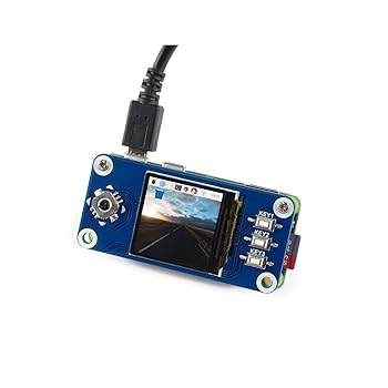 【中古】1.3インチ 240X240 LCD ディスプレイ スクリーン モジュール モニター HAT スターターキット for RPI ラズパイゼロ 2W ラズベリーパイ ゼロ 2 W