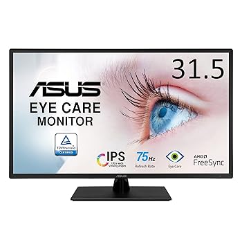 【中古】【未使用】ASUS モニター Eye CareVA329HE 31.5インチ / フルHD (1920 x 1080) / IPS / HDMIx2 / 75Hz / ブルーライト軽減 / フリッカフリー / VESA対応 / 【中古】【未使用】ASUS モニター Eye CareVA329HE 31.5インチ / フルHD (1920 x 1080) / IPS / HDMIx2 / 75Hz / ブルーライト軽減 / フリッカフリー / VESA対応 /