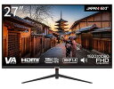 【中古】JAPANNEXT 27インチ モニター フルHD 1920x1080解像度 VA ディスプレイ (HDMI/USB-C 給電 (65W) / スピーカー内蔵/VESA対応/ブルーライトカット)