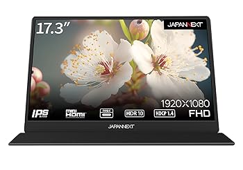 【中古】JAPANNEXT 17.3インチ モバイルモニター IPS パネル フルHD 1920x1080解像度 スマートケース付き (Type C/MAC PC対応/スピーカー内蔵/非光沢) JN 【中古】JAPANNEXT 17.3インチ モバイルモニター IPS パネル フルHD 1920x1080解像度 スマートケース付き (Type C/MAC PC対応/スピーカー内蔵/非光沢) JN
