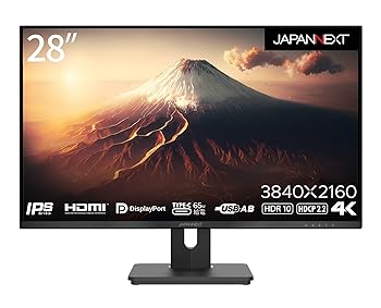 【中古】【未使用】JAPANNEXT 28インチ モニター 4K UHD 3840x2160解像度 IPS ディスプレイ (KVM/HDMI/DisplayPort/スピーカー内蔵/高さ調節/回転(ピボット)機能/VE 【中古】【未使用】JAPANNEXT 28インチ モニター 4K UHD 3840x2160解像度 IPS ディスプレイ (KVM/HDMI/DisplayPort/スピーカー内蔵/高さ調節/回転(ピボット)機能/VE