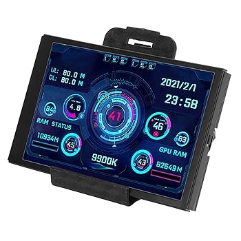 【中古】【未使用】コンピューター温度モニター、3.5インチミニIPS USB C PC温度ディスプレイCPU RAMデータモニターPCセンサーパネルディスプレイ、DIYコンピュータ 【中古】【未使用】コンピューター温度モニター、3.5インチミニIPS USB C PC温度ディスプレイCPU RAMデータモニターPCセンサーパネルディスプレイ、DIYコンピュータ
